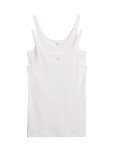 Gap Womens 2-Pack Favorite Tank Top White Uk M