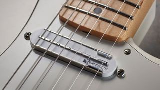 A Fernandes Sustainer Driver humbucker on a Fender Stratocaster