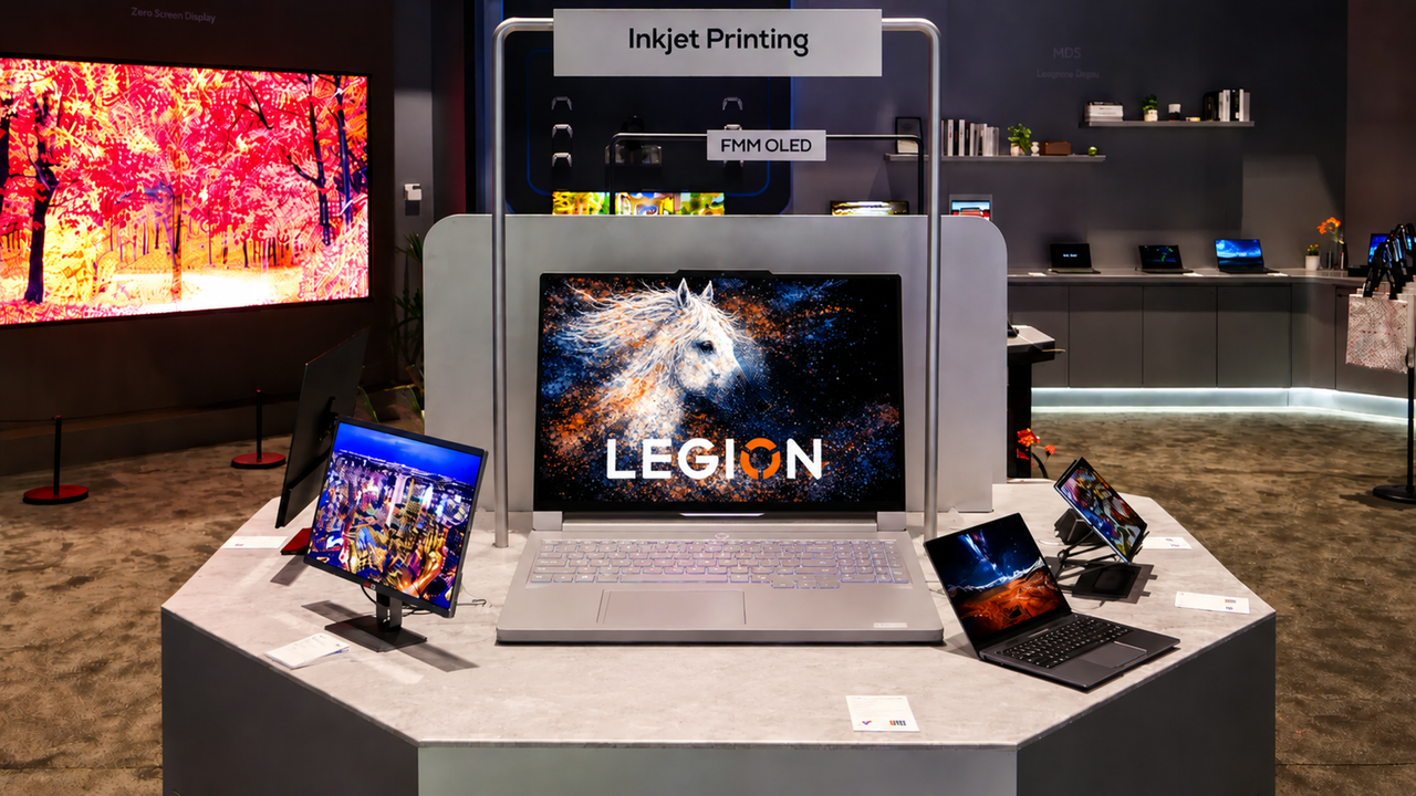 Lenovo Legion R9000P — pierwszy laptop z ekranem OLED drukowanym atramentowo