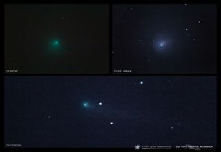 Comet Encke, Comet LINEAR, and Comet ISON by Scott MacNeill