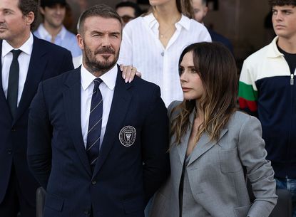 David Beckham and Victoria