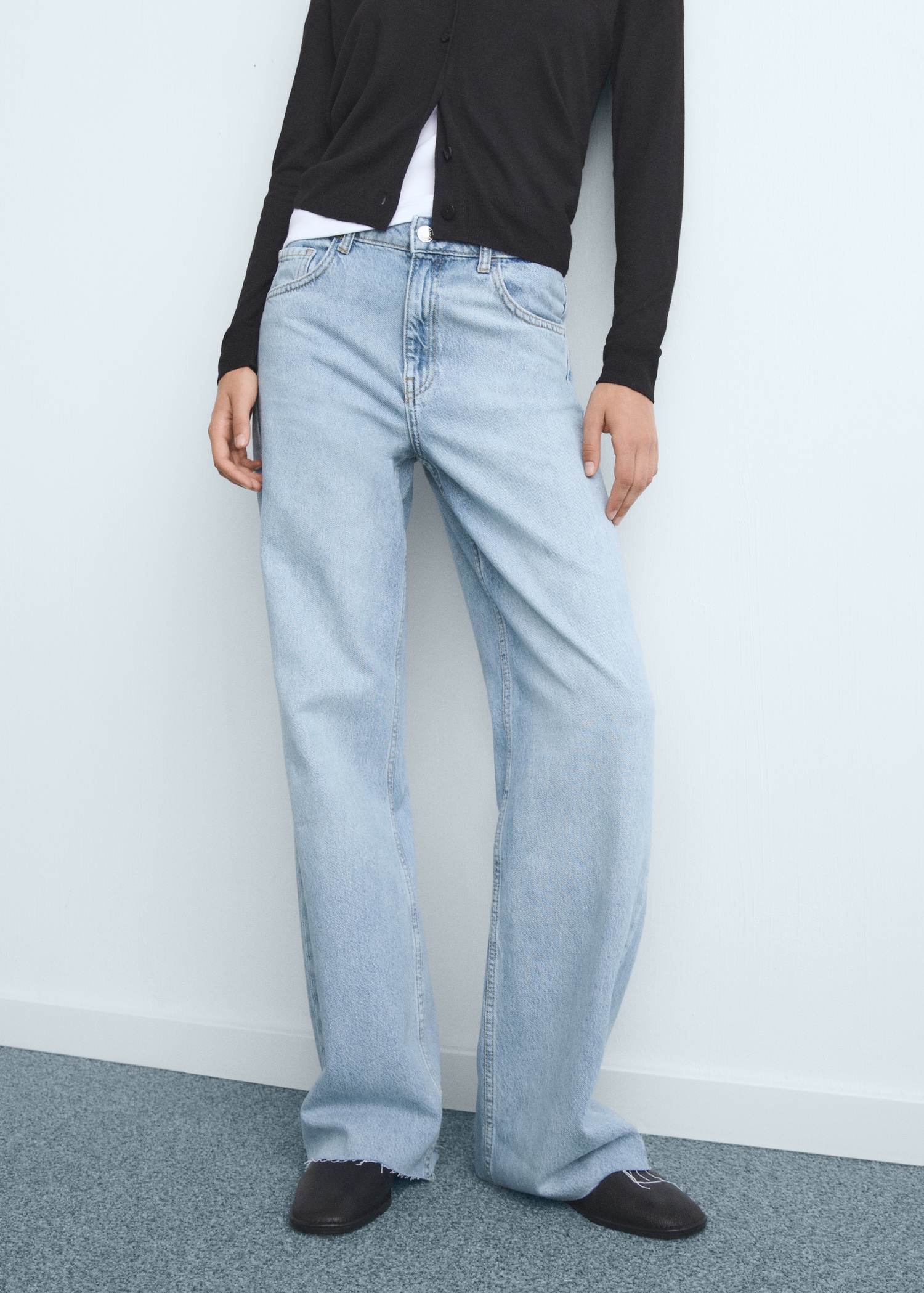 Danila High-Waisted Wide-Leg Jeans - Women | Mango United Kingdom