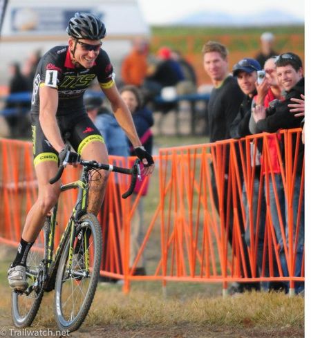 Ryan Trebon (LTS-Felt) taking the win in Boulder
