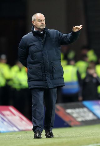 Kilmarnock manager Steve Clarke was the target of abuse at Rangers
