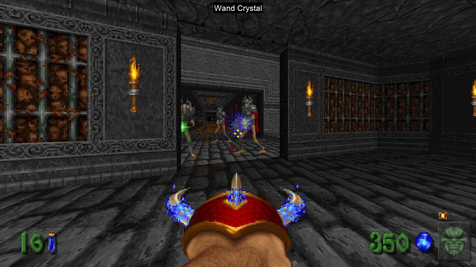 Shooting the Dragon Claw weapon in Heretic + Hexen