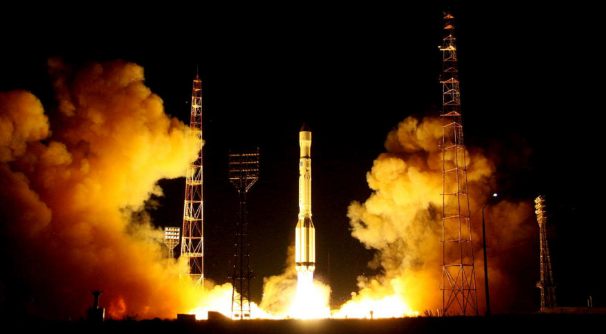 Express AM8 Satellite Launch