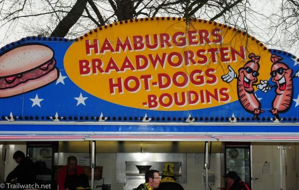 The food concessions were doing an amazing business