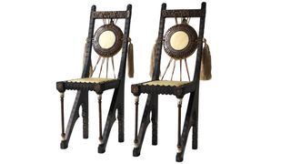 carlo bugatti 1900s chairs