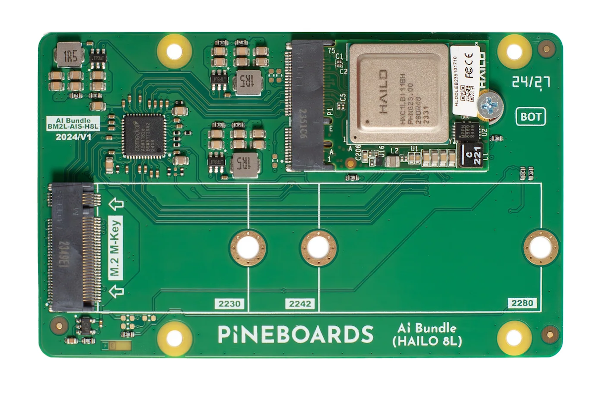 Pineboards Ai Bundle with Hailo-8L