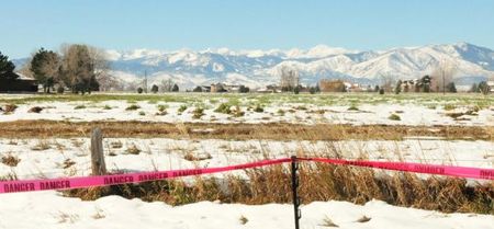 The snow was melting rapidly on the Front Range