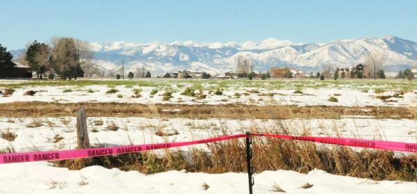 The snow was melting rapidly on the Front Range