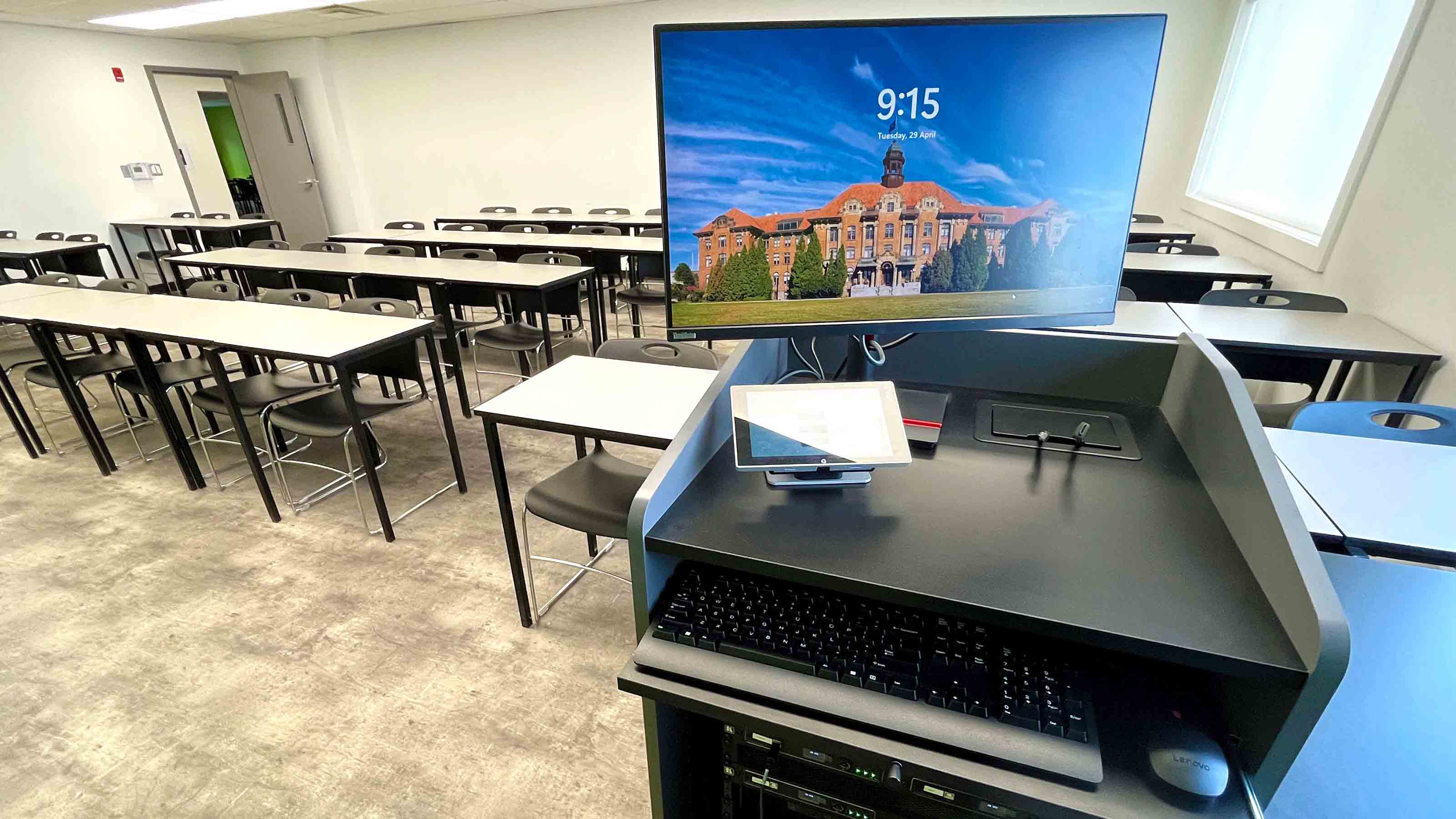 John Abbott College Podium