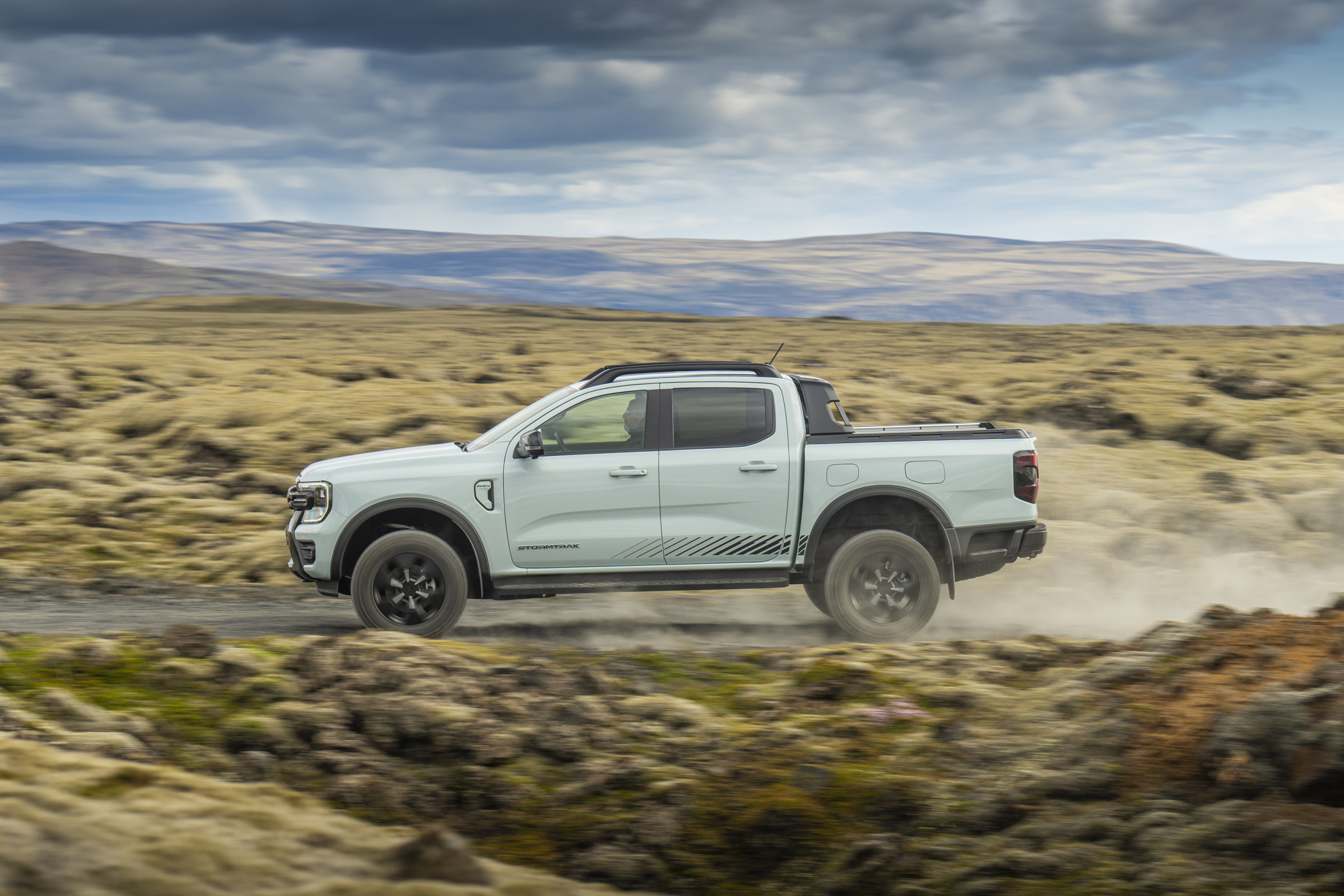 Ford Ranger PHEV zooming around Iceland