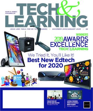 Tech&Learning's Magazine cover for December 2019-January 2020