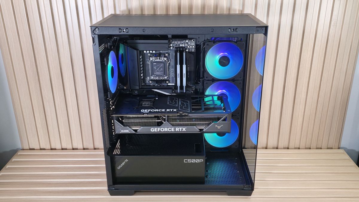 Gigabyte X870 Aorus Stealth - C500 Panoramic Stealth Case