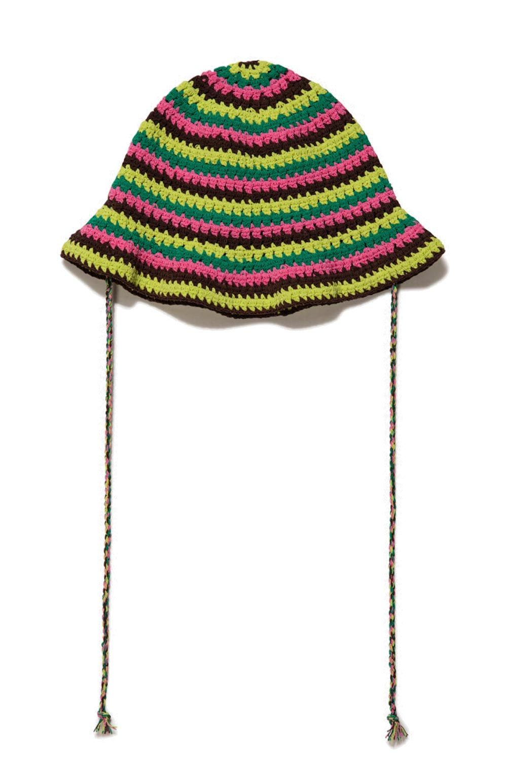 A colourful crochet hat from the FRAME x Julia Sarr Jamois collection