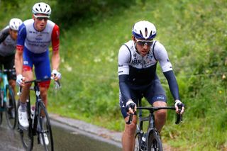TIGNES FRANCE JULY 04 Michael Woods of Canada and Team Israel StartUp Nation in the Breakaway during the 108th Tour de France 2021 Stage 9 a 1449km stage from Cluses to Tignes Monte de Tignes 2107m LeTour TDF2021 on July 04 2021 in Tignes France Photo by Chris GraythenGetty Images