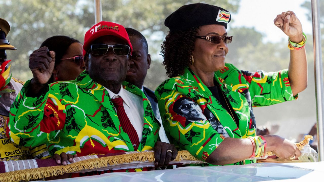 Robert and Grace Mugabe