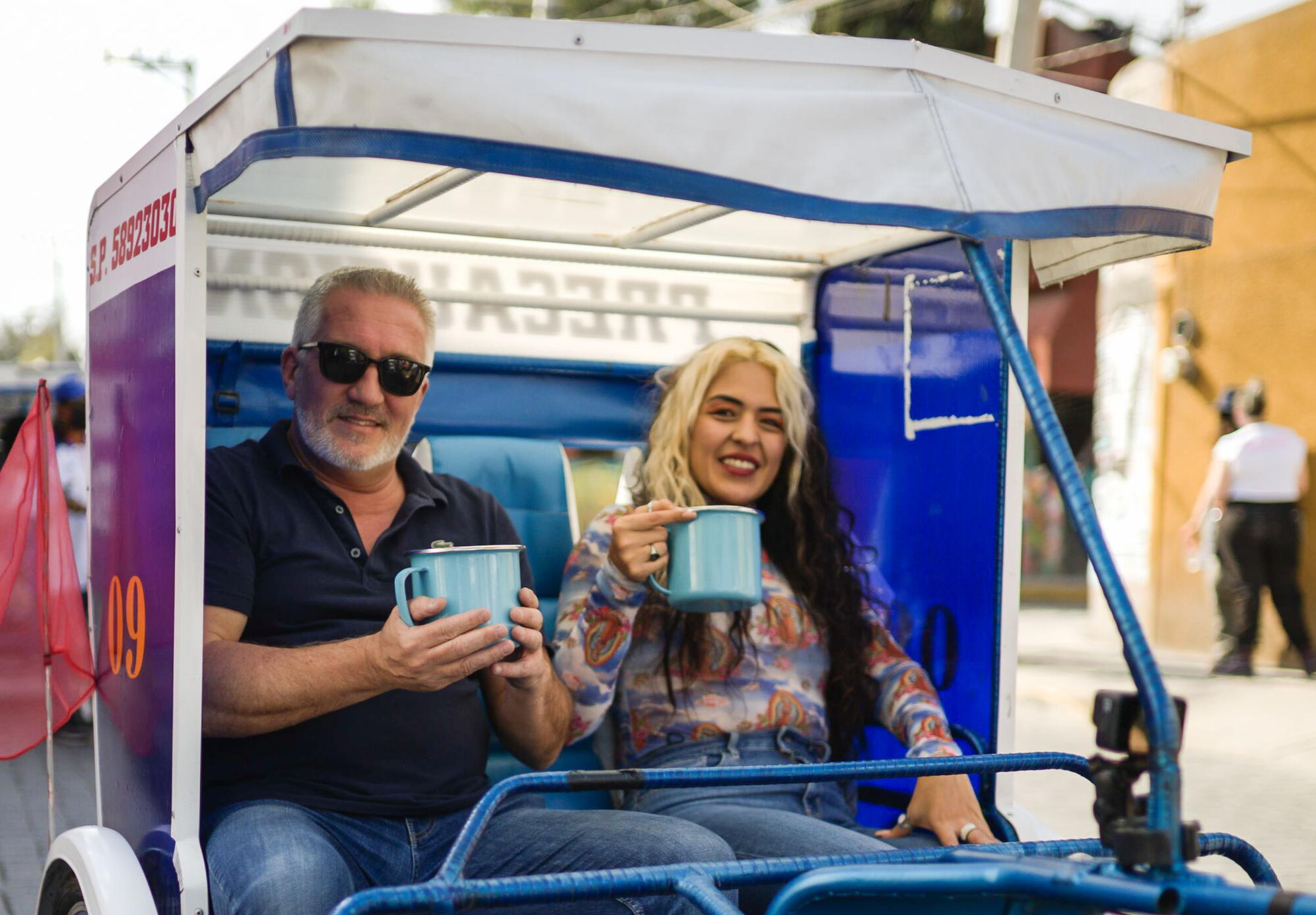 TV tonight Paul Hollywood and guide Eva Maria in Tultepec.