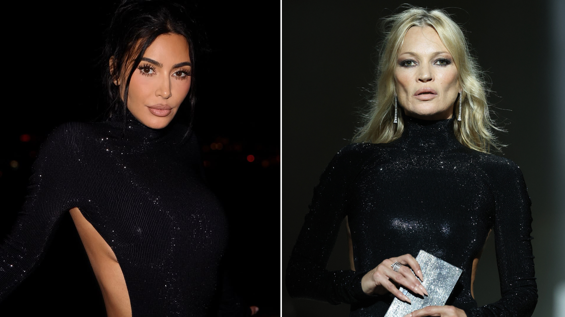 Kim Kardashian wore the same Gucci g-string dress as Kate Moss after the F1 Monaco Grand Prix