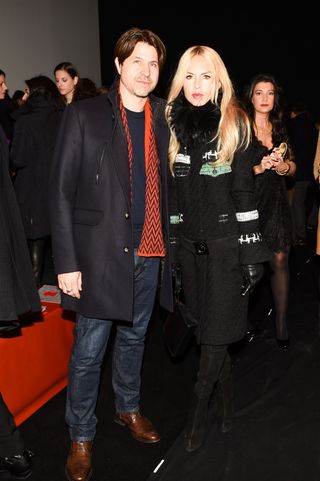Rachel Zoe & Roger Berman Front Row At New York Fashion Week AW15