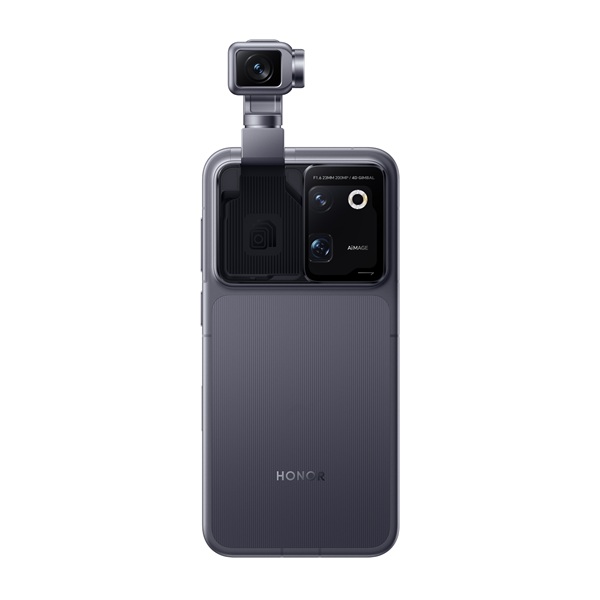 The Honor Robot Phone in black.