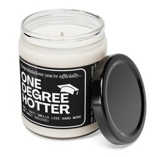 Funny one degree hotter candle 