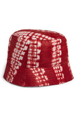 Meji Meji Candy Cane Cotton Bucket Hat