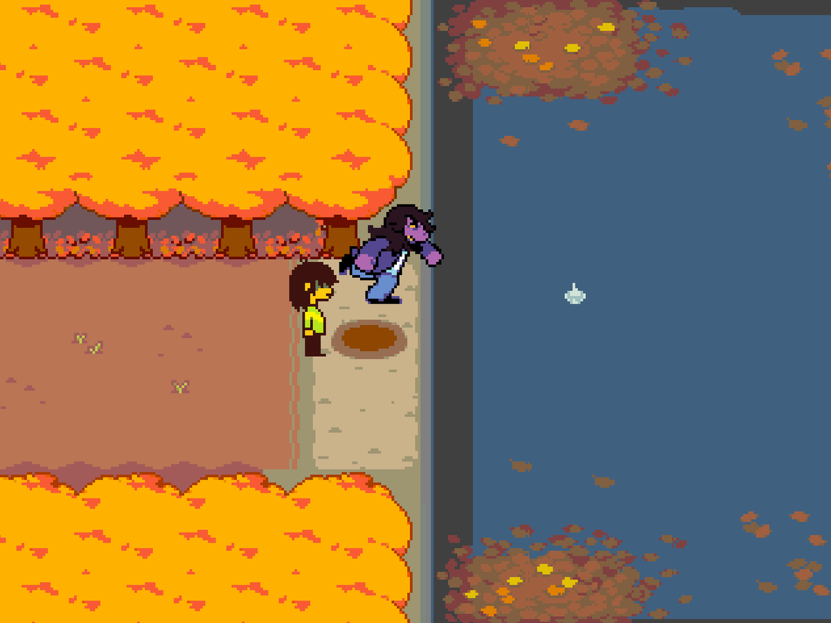 Deltarune chapter 3 screens.