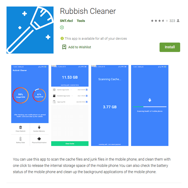 Rubbish Cleaner