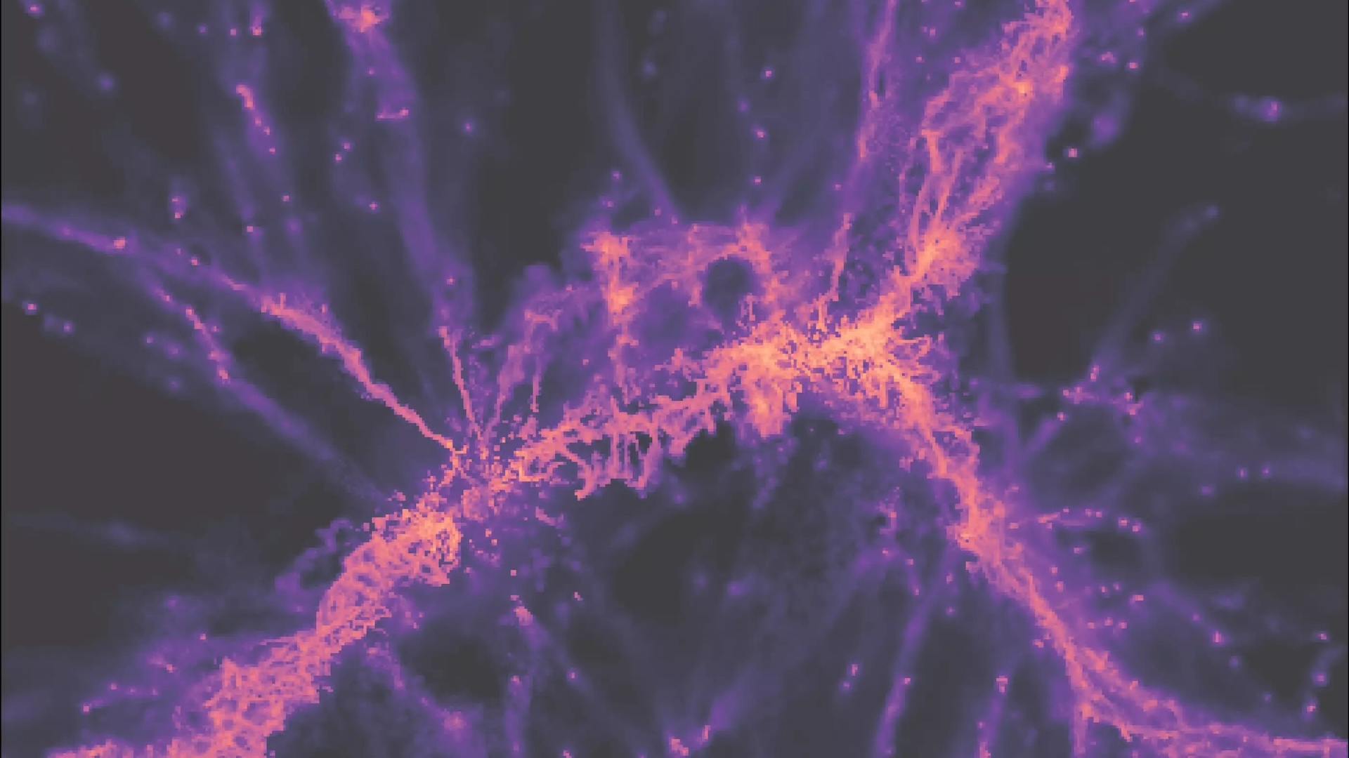 Scientists share groundbreaking image of the 'cosmic web' connecting 2 galaxies near the dawn of time