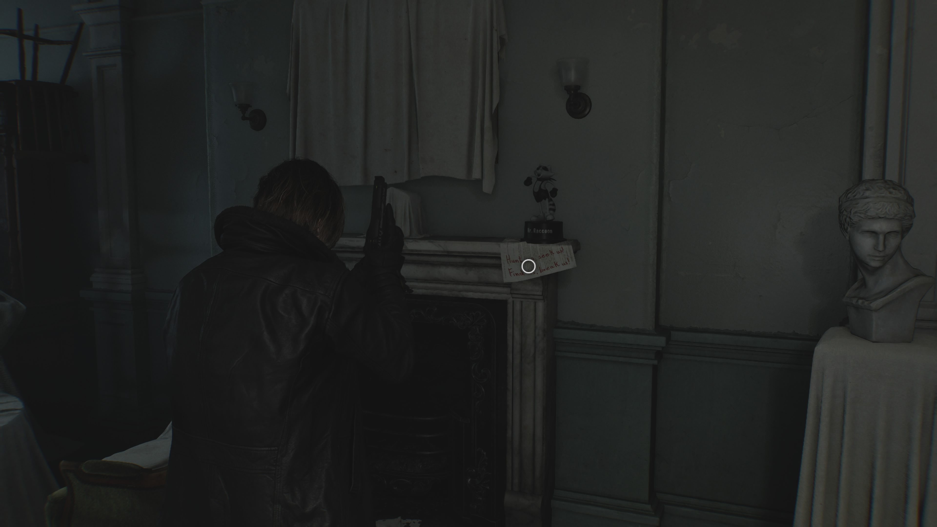 Resident Evil Requiem Mr. Raccoon with note