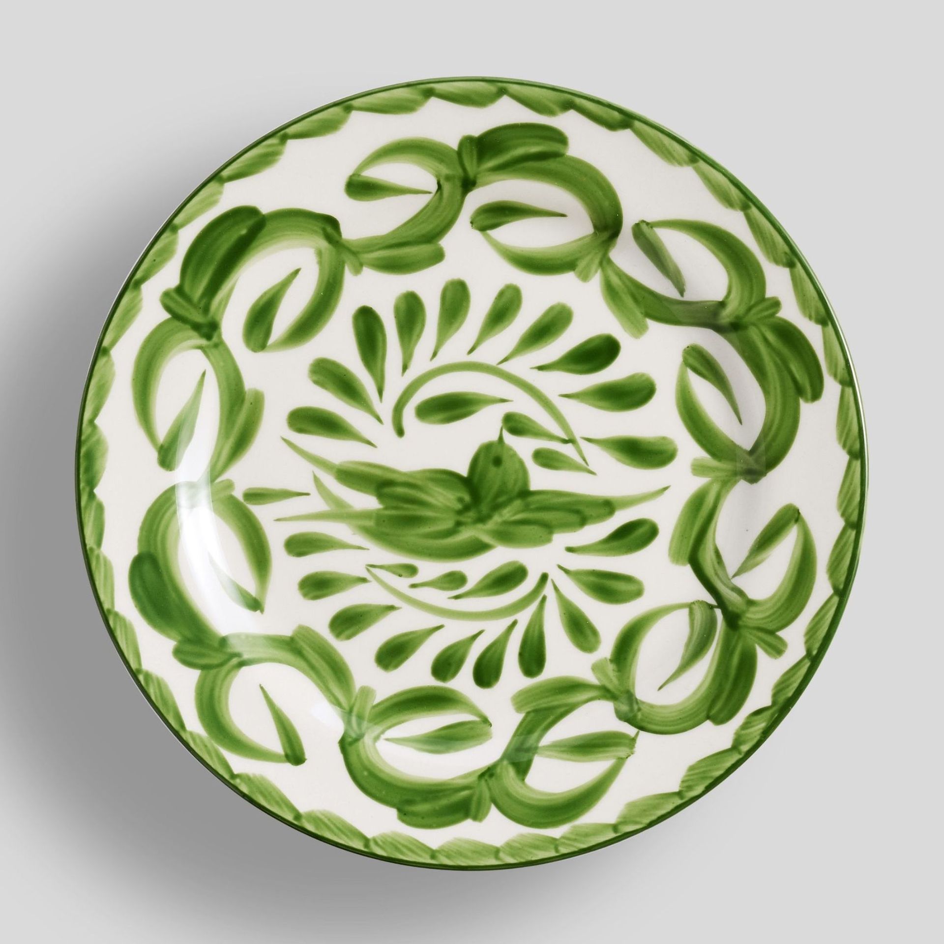 Puebla Porcelain Salad Plate (Green)