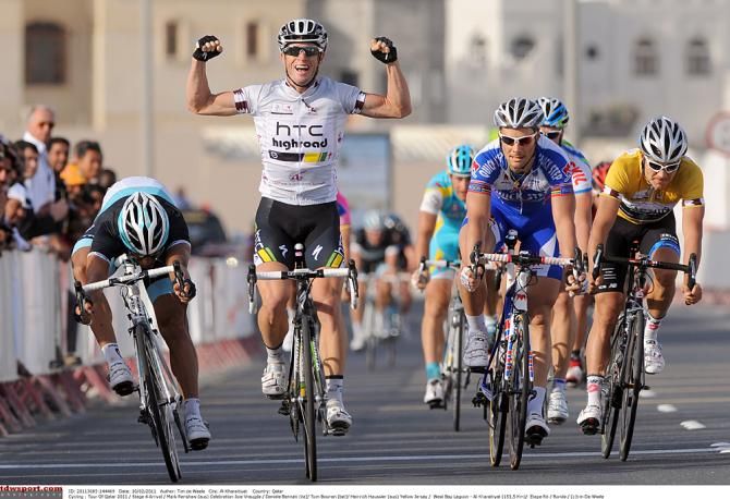 Mark Renshaw takes the stage win in the 2011 Tour of Qatar