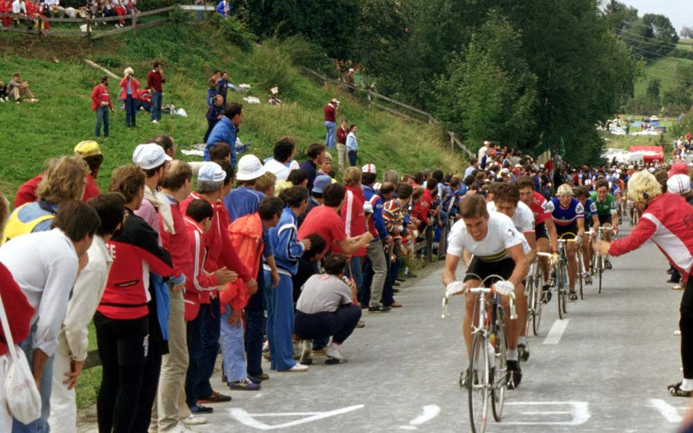 Australian Phil Anderson leads the way during the 1983 World Championships