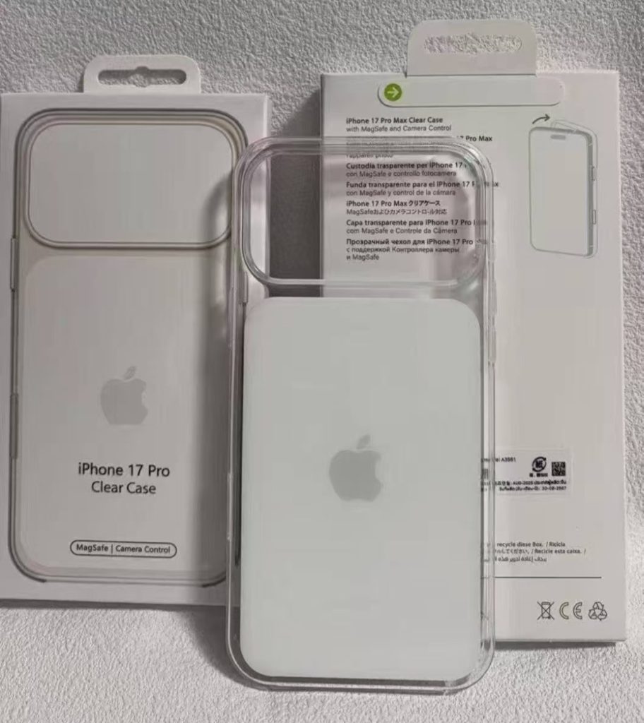 The alleged iPhone 17 Pro clear case