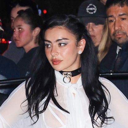 Charli XCX and Hailey Bieber attend Kendall Jenner's Halloween birthday party