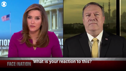 Secretary of State Mike Pompeo on CBS