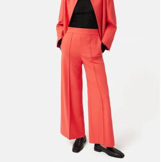 Jigsaw coral trousers