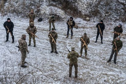 Ukrainian military drill