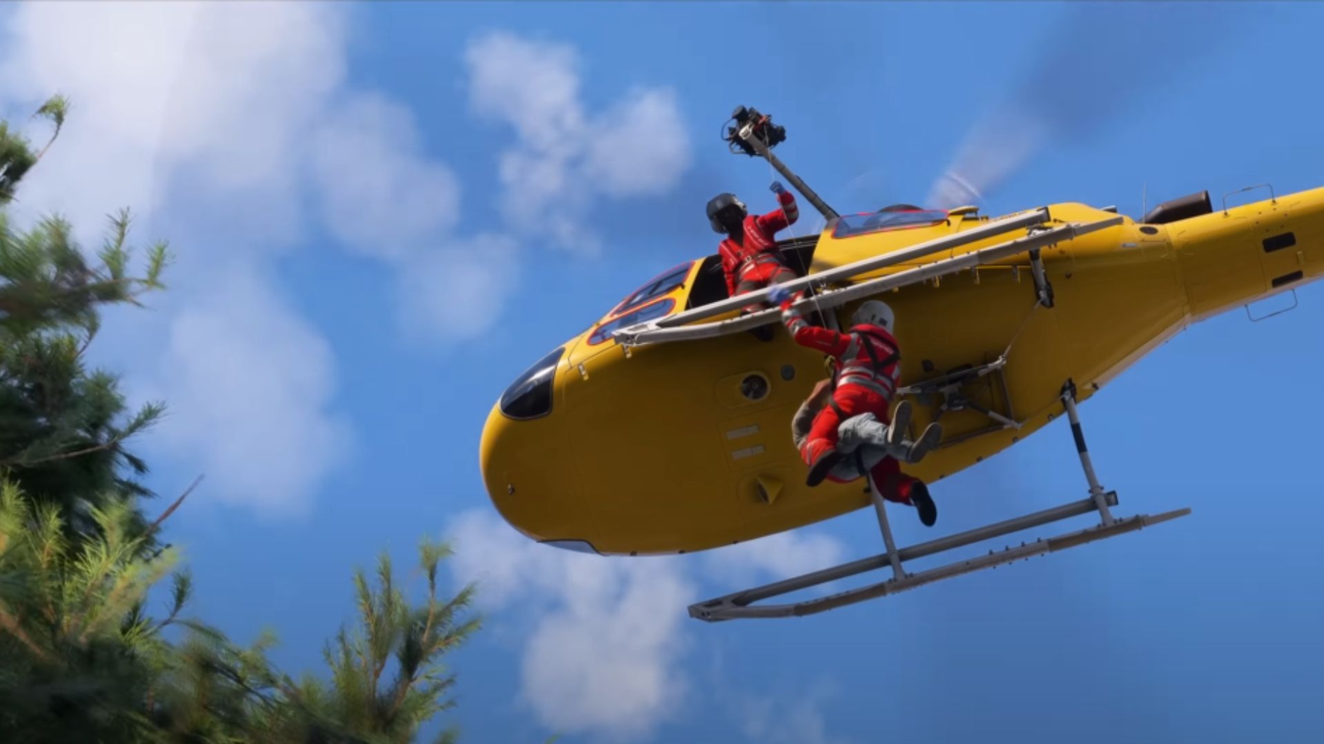 Поисково-спасательная операция на вертолете в Microsoft Flight Simulator 2024