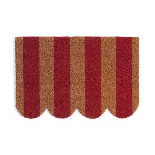 Dunelm Scallop Stripe Doormat