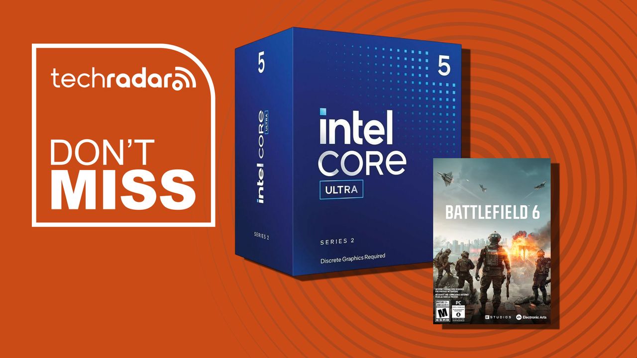 Intel Core Ultra 5 225F hits $157.98 - all-time low and comes with free $70 Battlefield 6 game