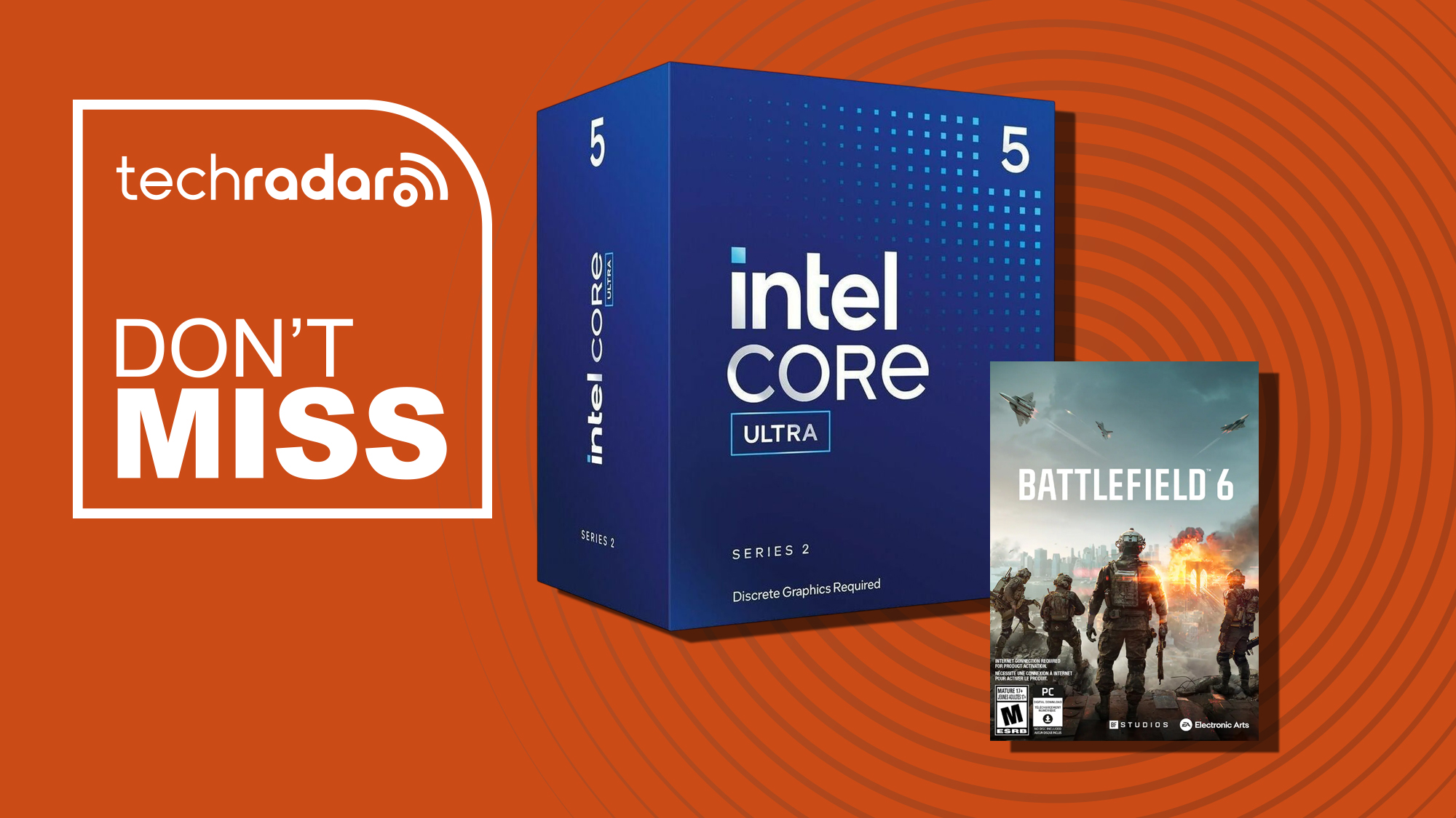 Intel Core Ultra 5 225F deal with Battlefield 6