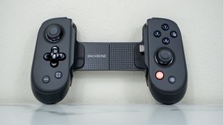 The Backbone Pro controller on a desk