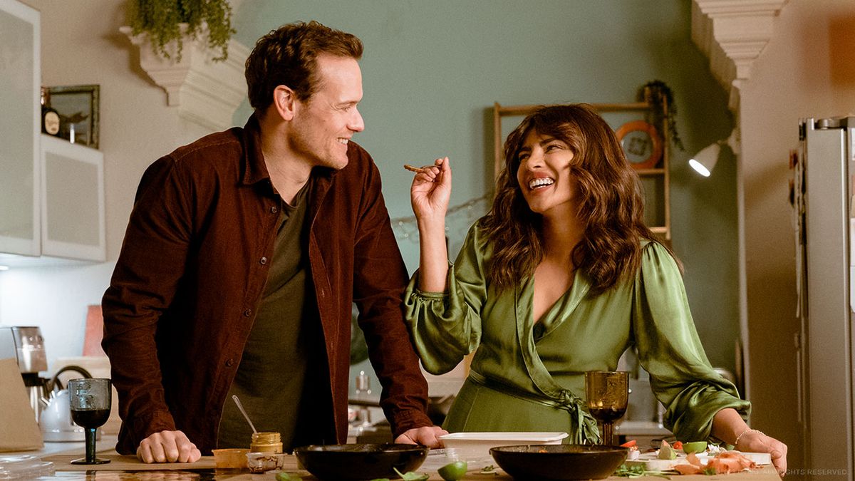 Sam Heughan and Priyanka Chopra Jonas in Love Again