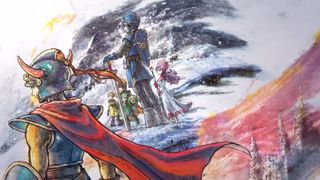 Key Art for Dragon Quest I & II HD-2D Remake