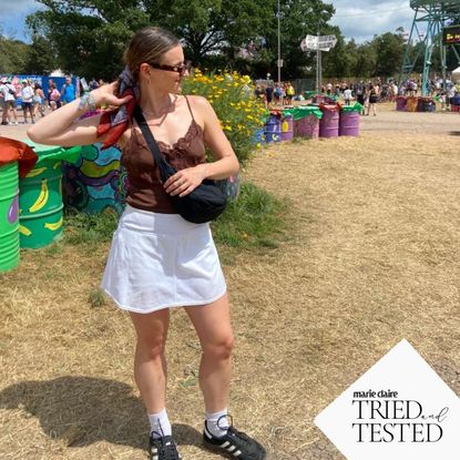 Secondhand festival fashion: Sustainability Editor Ally Head wore all old clothes to Glastonbury festival this summer
