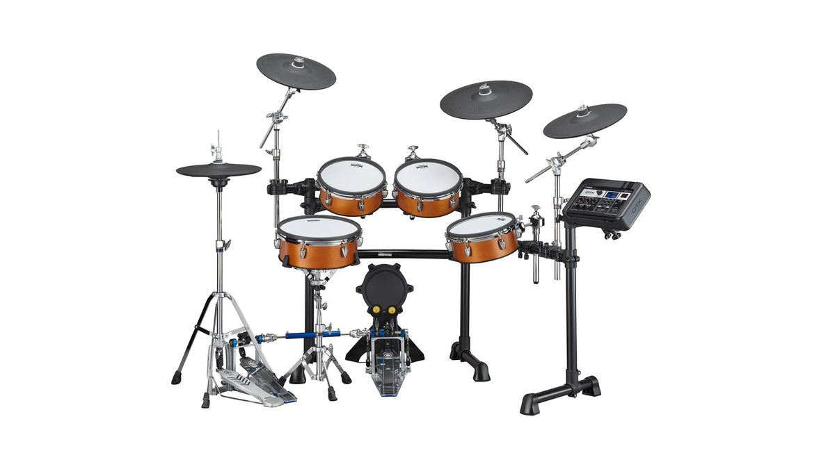 Yamaha DTX8K-M on a white background