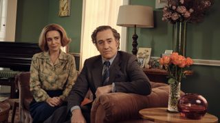 Stonehouse on ITV1 sees married actors Matthew Macfadyen and Keeley Hawes plays 1970s political couple John and Barbara Stonehouse.